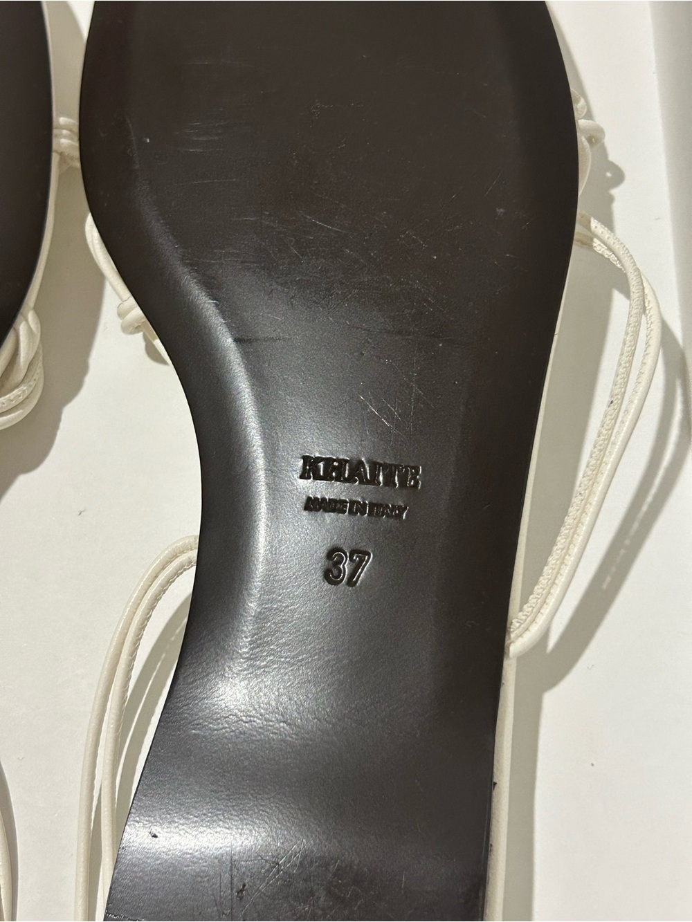 Khaite Loop beaded flat sandals - Picture 4 of 8